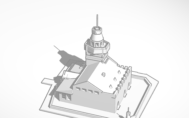 kiz kulesi tinkercad