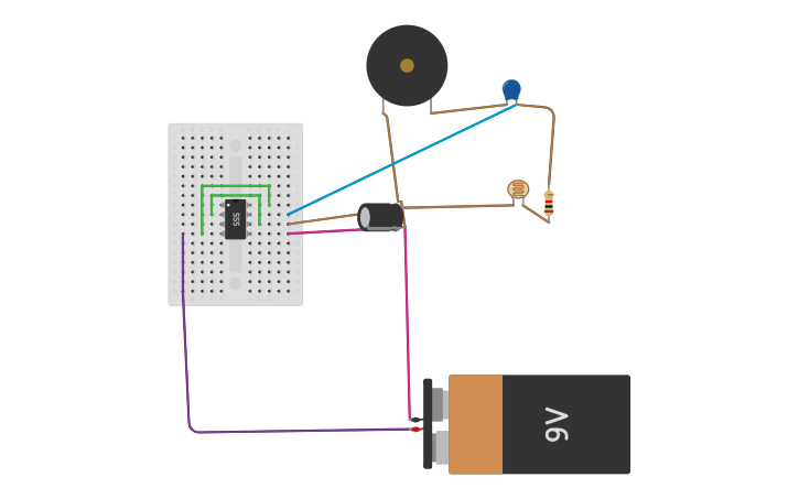 Circuit Design Siren - Tinkercad