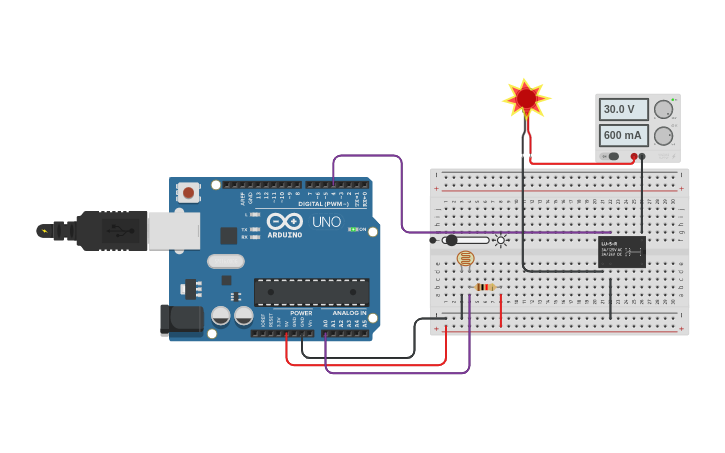 Circuit design interface | Tinkercad