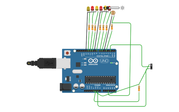 Circuit design Frantic Migelo | Tinkercad