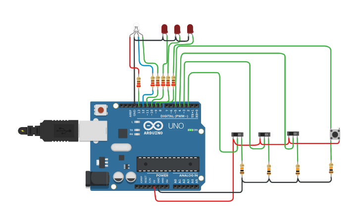 Circuit design 2-2 - Tinkercad