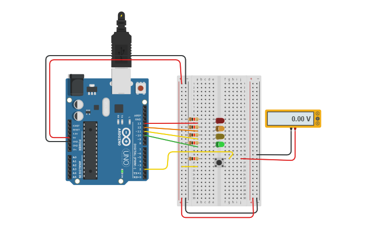 Circuit design Arduino Demo 2 | Tinkercad