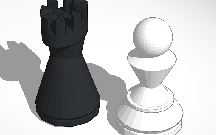 Design Figurew 3D design Figures d'escacs | Tinkercad