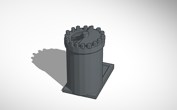 3D design Dice tower! - Tinkercad
