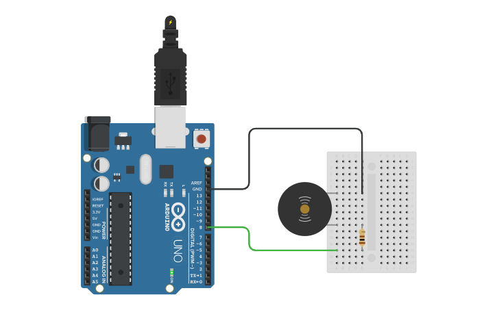 Circuit design ArduinoLab_7 | Tinkercad