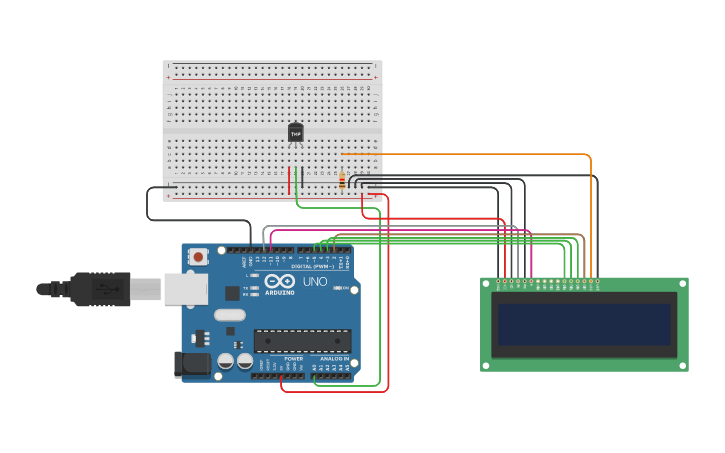 Circuit design Practica #8 Sensor de temperatura con LCD Luis Mendez ...