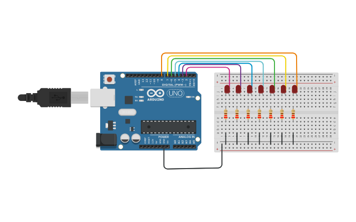 Circuit design Arduino Basic Interrupt Tutorial - Tinkercad