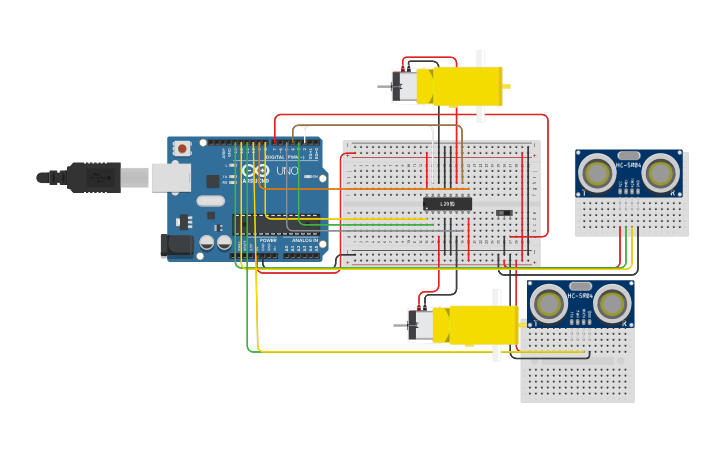 Wall follower best sale arduino