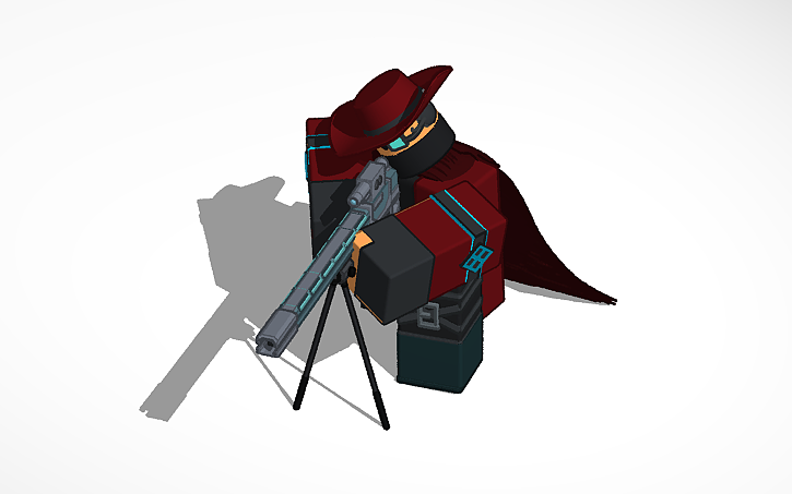 3D design ranger of TDS (Tower Defense Simulator) - Tinkercad