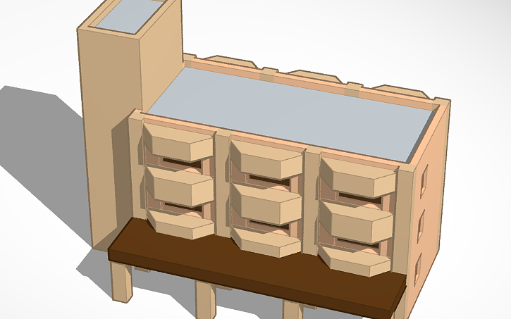 Tomytec Dc Hot Spring Resort B2 鉄筋造りの温泉宿 Tinkercad