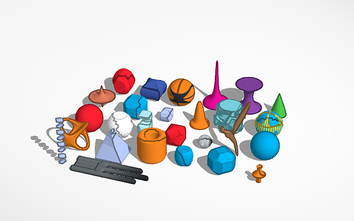 3D design Weird Shapes - Tinkercad