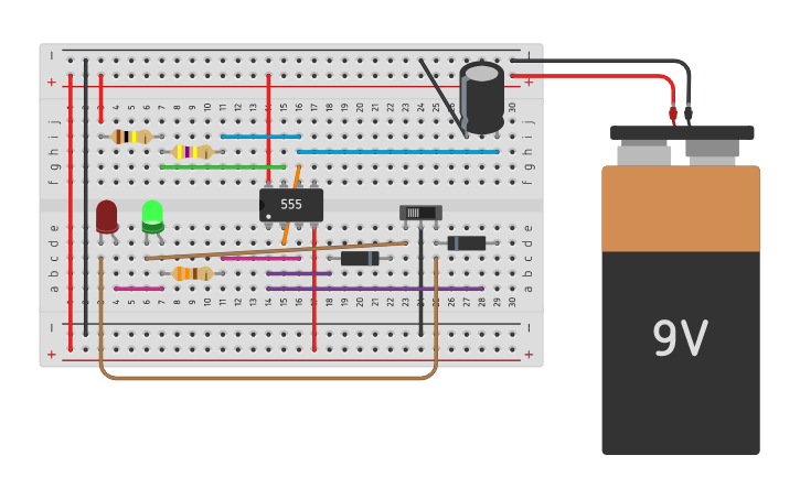 Circuit Design Bike Turning Signal 