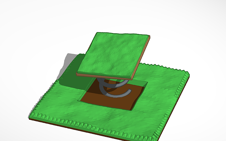 3D design CLASH OF CLANS SPRİNG TRAP | Tinkercad