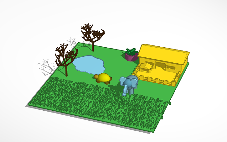 3D design zoo - Tinkercad