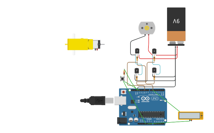 Circuit design Janela IOT - Tinkercad