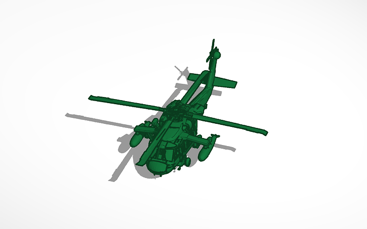 3D design Very awesome Helicopter | Tinkercad