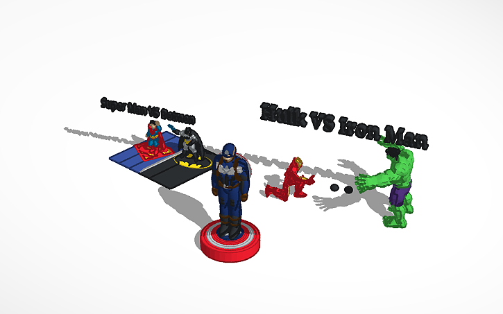 3D design MARVEL - Tinkercad