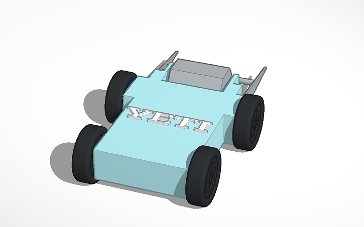 3D design Battlebot Yeti - Tinkercad