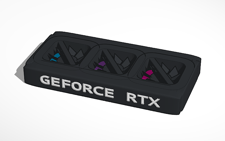 3D design Graphics Card - Tinkercad