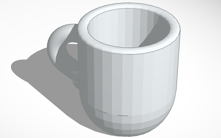 3D design Coffee Cup - Tinkercad