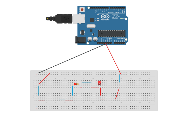 Circuit design Arduino - Tinkercad