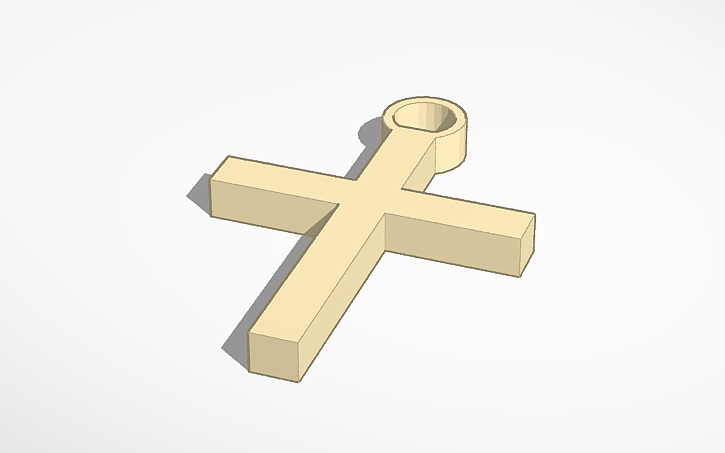 3D design The cross - Tinkercad