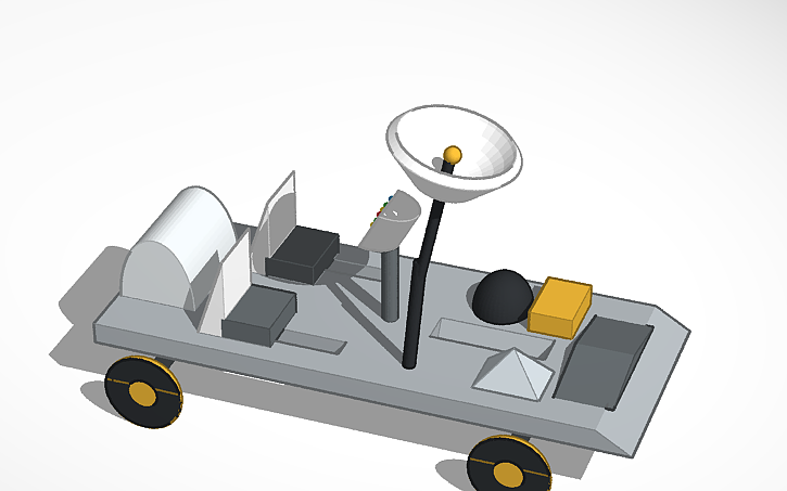 3D design Rover | Tinkercad