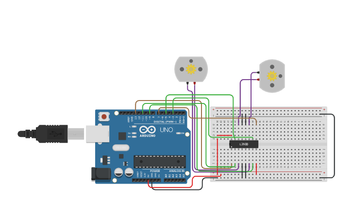 Circuit design Arduino #5 | Tinkercad