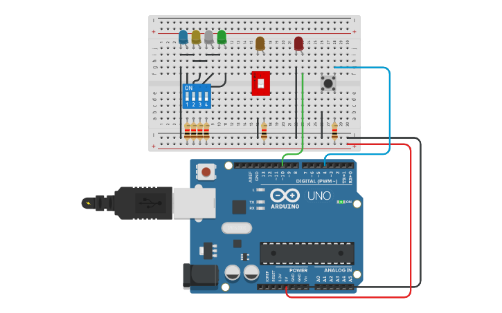 Circuit design switch - Tinkercad