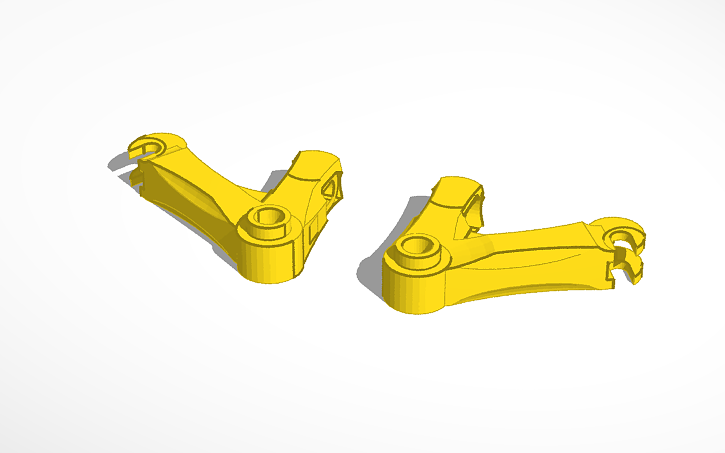 3D design Set of Cantilever Brakes - Tinkercad