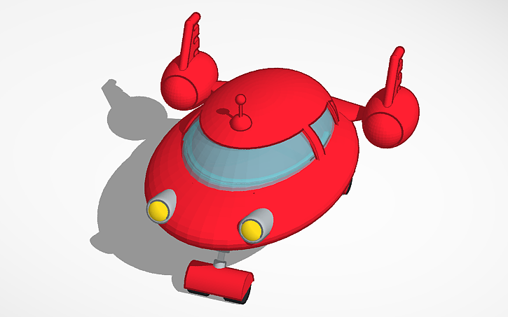 3D design Little Einsteins Rocket With Wheels - Tinkercad