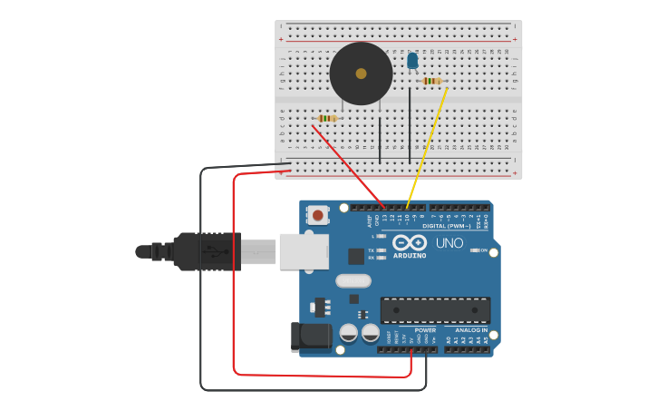 Circuit design SuperMario_Buzzer | Tinkercad
