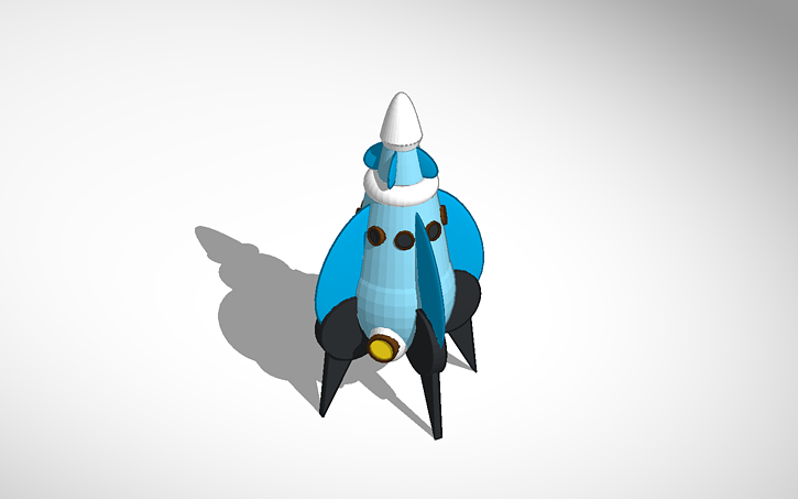 3d Design Spaceship Tinkercad