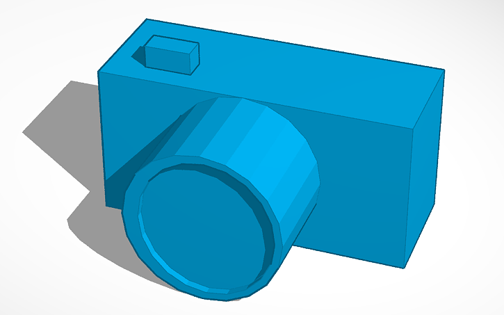 3D design camera - Tinkercad
