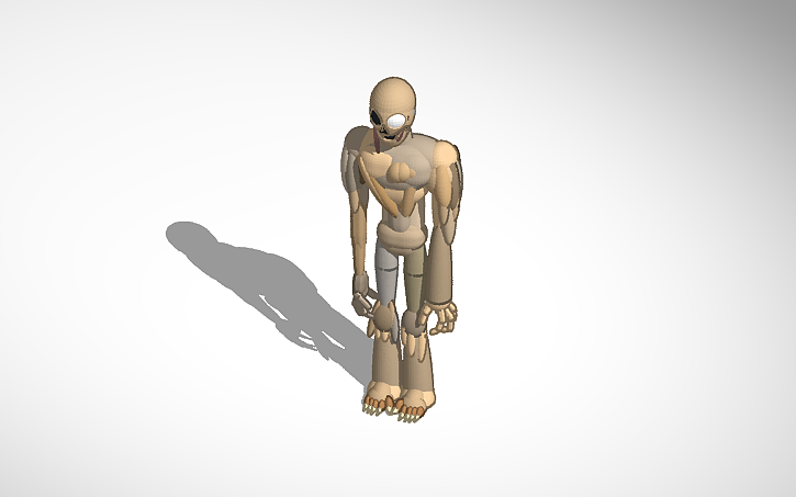 3D design Backrooms Entity 10: Skin-stealers (Wikidot) - Tinkercad