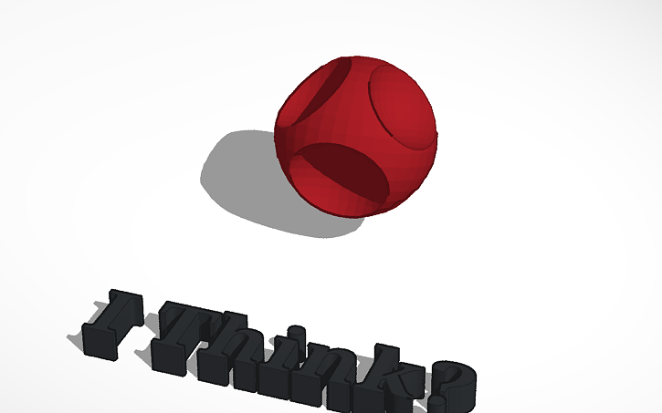3D design quaffle from harry potter - Tinkercad