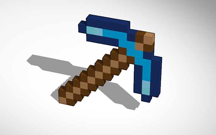 3D design Pico De Minecraft - Tinkercad