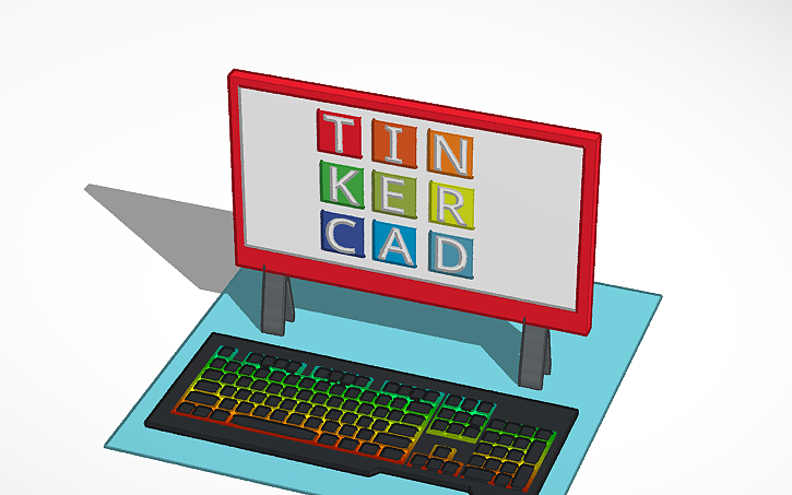 3D design computer - Tinkercad