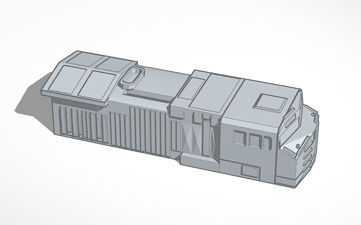 3D design Trackmaster Dash 9 (late, 3 window) - Tinkercad