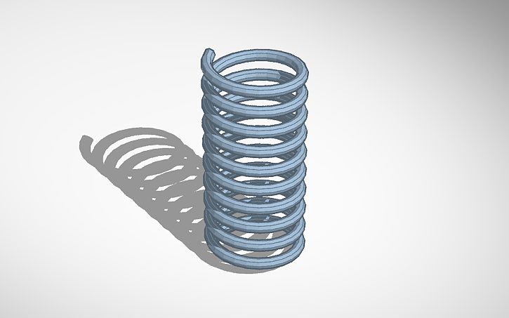 3D design Spring - Tinkercad