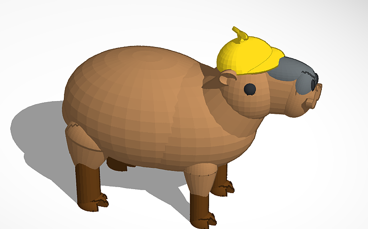 3D design Copy of Capybara - Tinkercad
