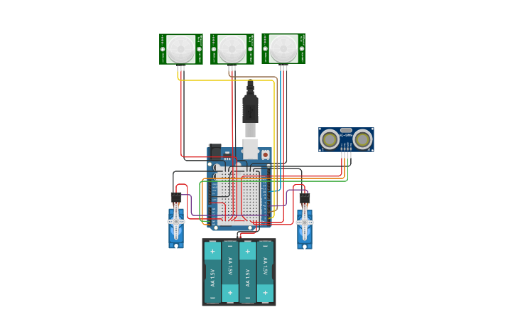 Circuit design AGV Ch01 | Tinkercad