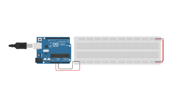 Circuit design Arduino Starter with Big Breadboard - Tinkercad