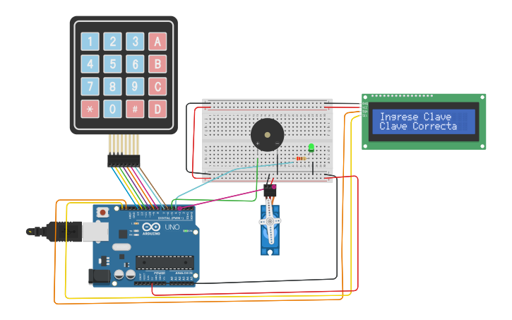 Circuit design Proyecto Arquitectura de computadoras - Tinkercad