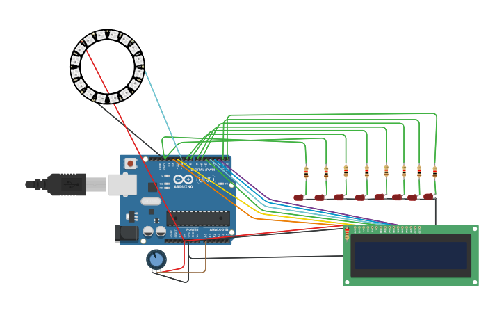 Circuit design TP ADC | Tinkercad