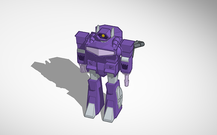 3D design Shockwave ragdoll - Tinkercad