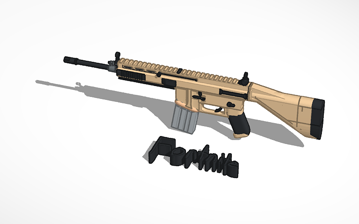 3D design scar - Tinkercad