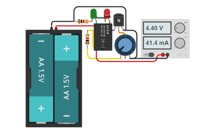 Circuit design RELAY - Tinkercad