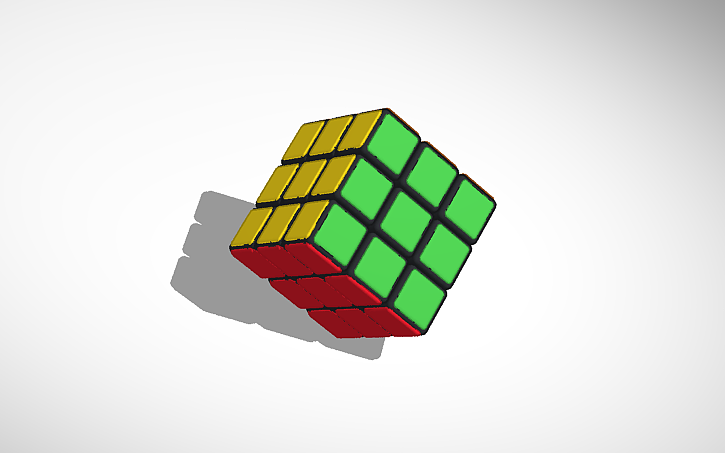 Rubycube 3D design Rubiks Cube - Tinkercad