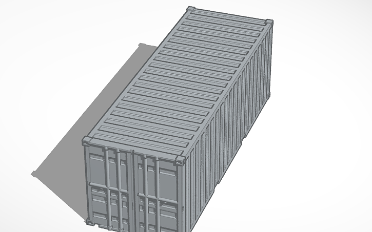 3D design Shipping Container - Tinkercad